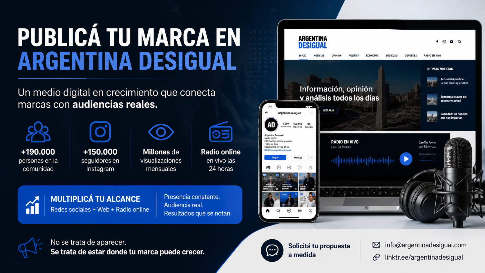 Tu marca no necesita solo aparecer. Necesita un lugar donde realmente tenga sentido.